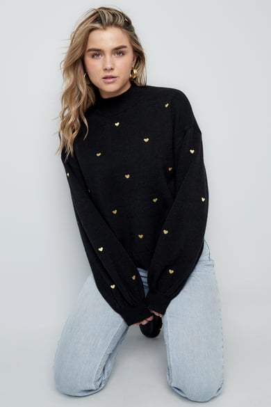 Sweetheart Charm Pullover - schwarz h5 Bild2